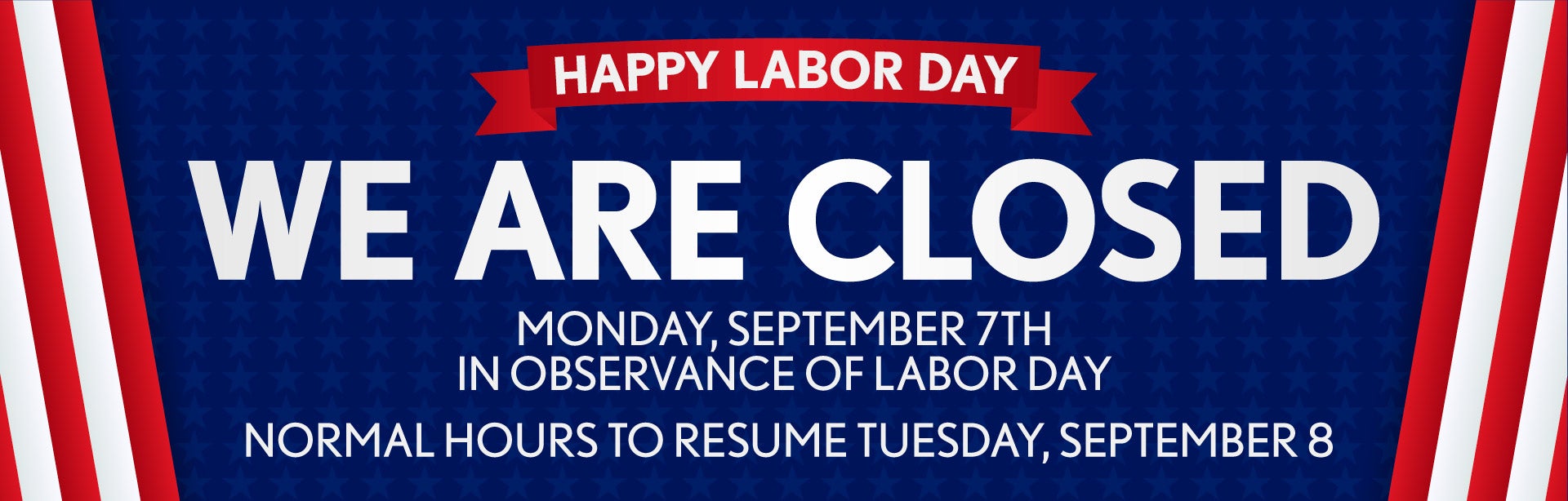 Closed Labor Day